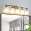 31" Black Modern 5-Light Bathroom Vanity Light (Bulb Not Included)-755504354-755504353-755504367