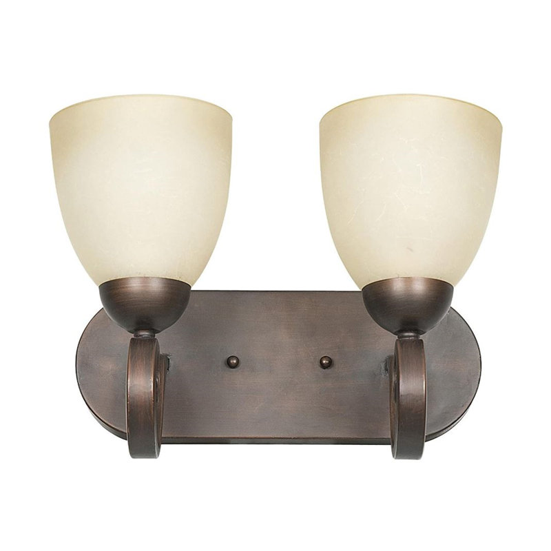 Éclairage pour meuble-lavabo à 2 lumières à intensité variable Catheryn