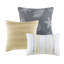 Ensembles de literie confortables en coton, design moderne jaune pour la maison