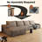 Boneless 135" Oversized Boneless Couch with Left L Shape Chaise, Modern Modular Sectional Sofa with Deep Seat, No Assembly Required, Cloud Sectional Couch with Corduroy Fabric (4S+Left Facing Chaise)-72598996-72598568-67147045