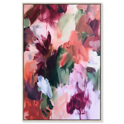 «Adelas Garden II», toile abstraite colorée par 