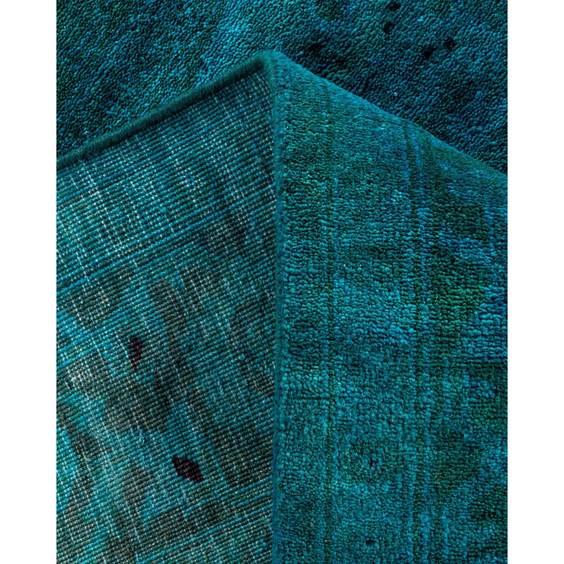 Overyed One-of-a-Kind Square 4' X 4'2" Hand Knotted Area Rug