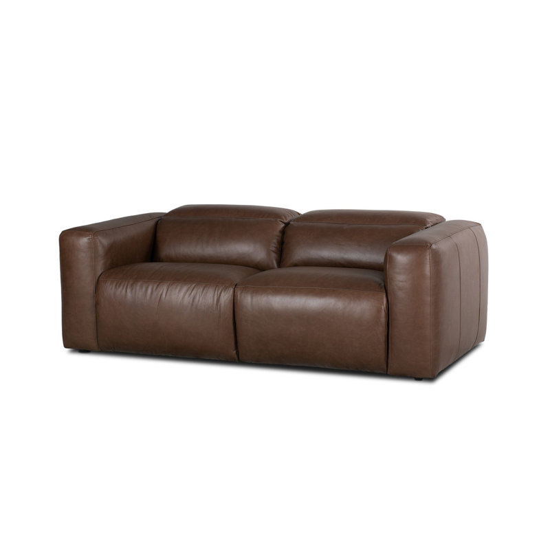 Radley 89" Power Recliner 2 - Piece Sofa, Sonoma Coco Genuine Leather