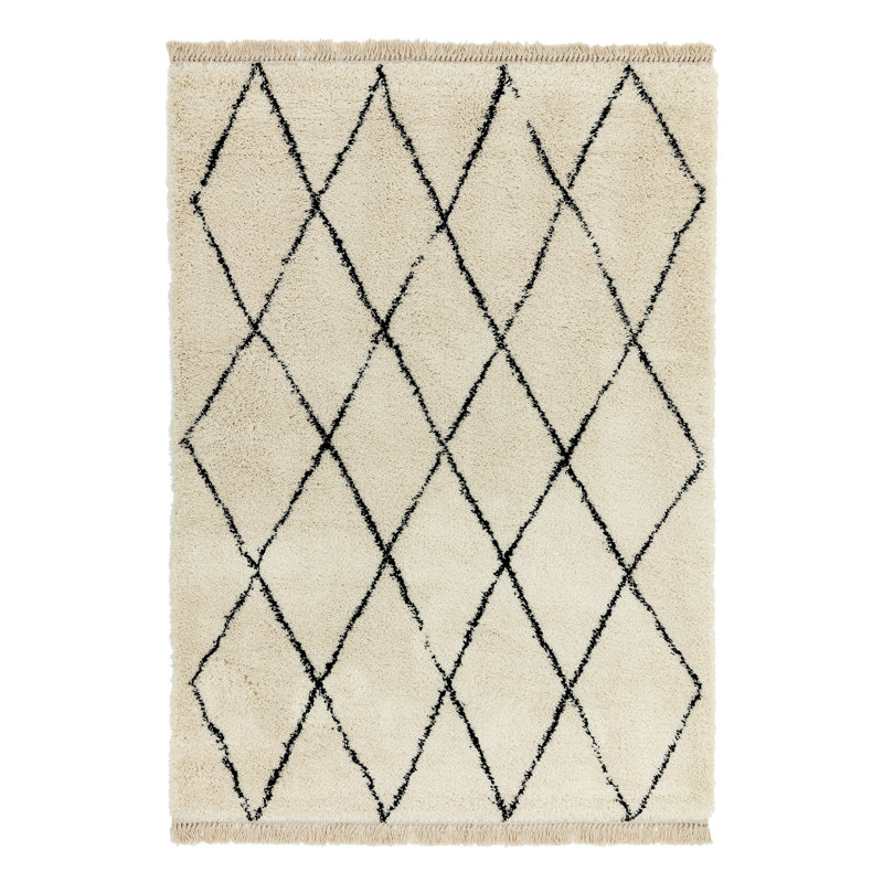 Pickerel Berber Style Cream Rug, Rectangle 200 x 290cm