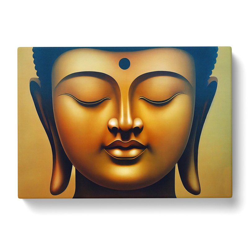 Golden Buddha Vol.1 - Wrapped Canvas, 40cm H x 60cm W x 3cm D