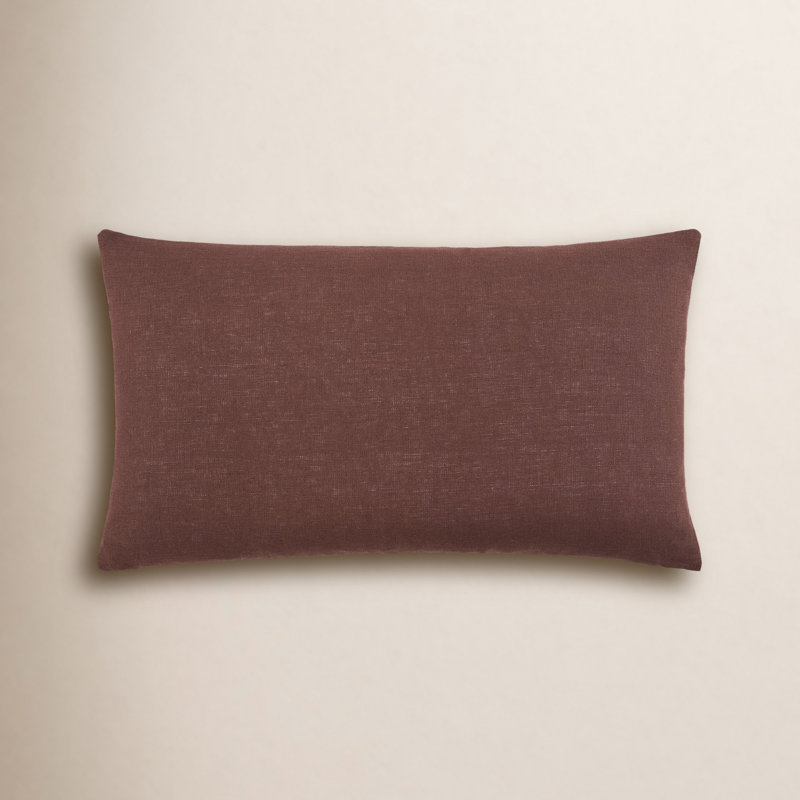 Lanie Accent Pillow, Dark Brown, Cover Only