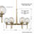Corrigan Studio Populuxe Oxidized Aged Brass Chandelier
