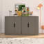 Buffet en bois de 63 po de largeur avec rangement-1268621154