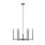Lustre 6 lumières de style candélabre contemporain