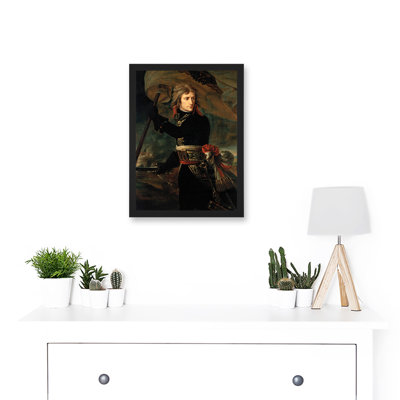 Antoine Jean Gros Napoleon Bonaparte Pont D'Arcole Bridge Emperor France 1 Piece Single Picture Frame Painting
