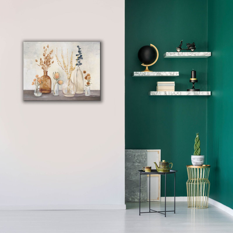 «Autumn Greenhouse 1 Amber» par Julia Purinton, art mural sur toile, 16 po x 12 po, H 26 po x l 34 po x P 1,5 po