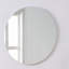 Miroir de salle de bain mural rond-347547331