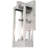 1 Light Outdoor Wall Lantern Pendant Fixture with Clear Glass Shade-101230743-101230745