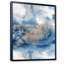 Abstrait classique bleu et or I - peinture sur toile-67380541-67380542