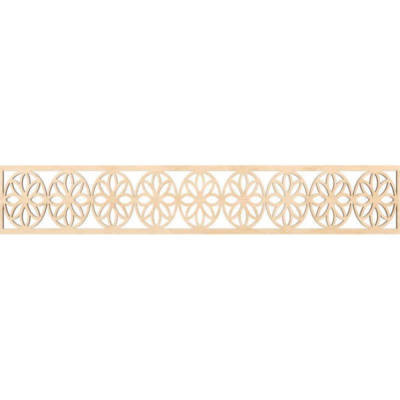 Moulure Blume, H 8 po x l 46,625 po x P 0,25 po, Bouleau