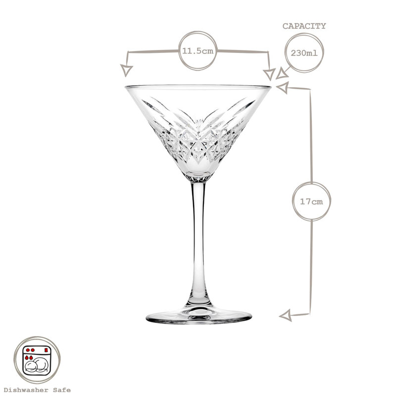 230ml Martini Glass