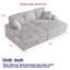 Canapé 3 places en velours côtelé de 213 cm avec coussins de dossier, 2 coussins décoratifs pour un confort optimal dans le salon, repose-pieds avec rangement et porte-gobelets, canapé à assise profonde et confortable