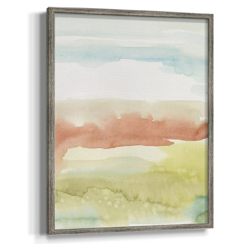 «Blush Sunrise II», reproduction encadrée - bois massif, H 15 po x l 12 po