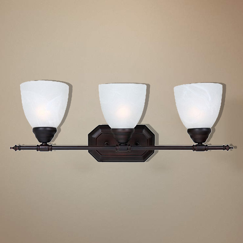 Éclairage pour meuble-lavabo 3 lumières Gutierrez