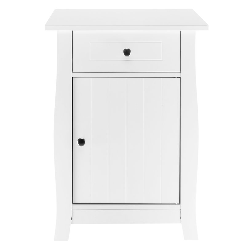 Jazhiel 17.7'' W Nightstand, White