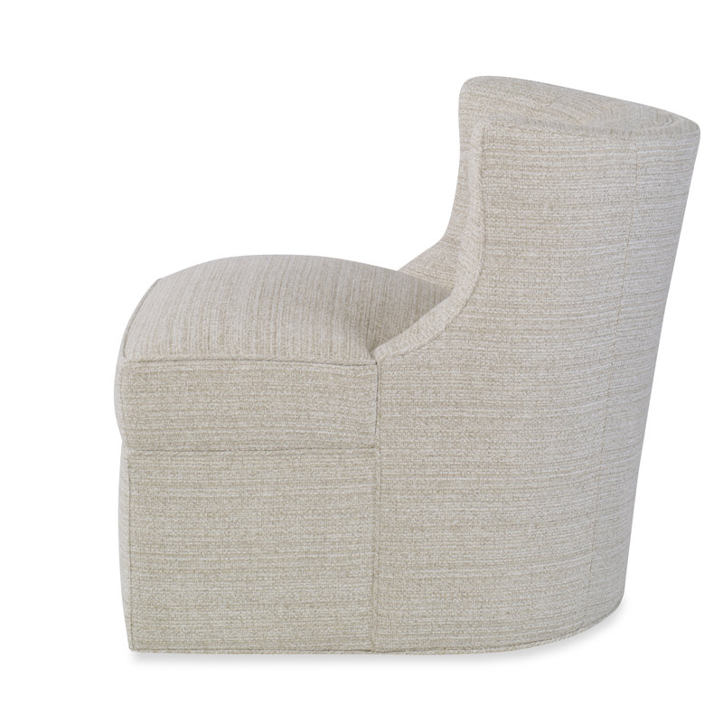 Fauteuil papillon social - pivotant, 100% polyester Elise lin