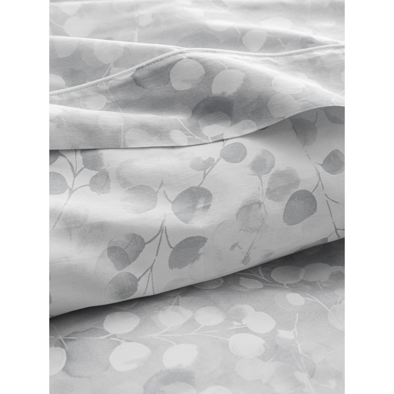Rosée Gris Sateen Flat Sheet, King Flat Sheet
