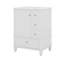 Meuble-lavabo 24 po avec lavabo et tiroirs, plateau en céramique et tablettes de rangement-116117489