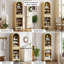 71" Tall Arched Shoe Cabinet for 14 Pair Shoe Storage