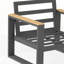 Ensemble de 2 fauteuils de patio en aluminium toutes saisons avec coussins épais et structure durable-968399776