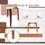 Chaise d'appoint rembourrée pivotante (ensemble de 2)-67169712