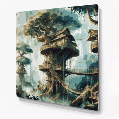 Art mural gris Sci Fi