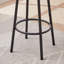 Ensemble de table de bar avec 2 tabourets de bar et siège souple