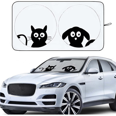 Car Front Window Windshield Sun Shade Foldable Shield Cover Visor UV-Block