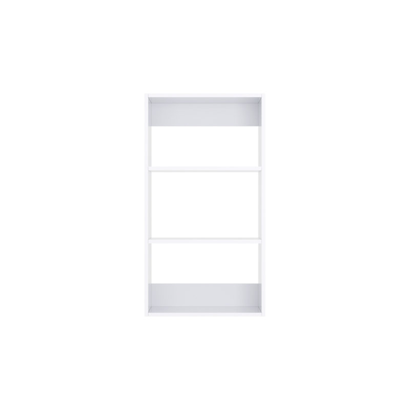 Short Tower Unit in White, 36" H x 19.5"  W x 14" D