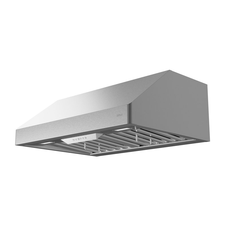 Tempest I 36 in. 650 CFM Under Cabinet Mount Range Hood with LED Light in Stainless Steel, 42"