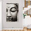 Image de bouddha méditant - 3 pièces sur toile tendue-92828348