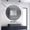 Round LED Bathroom Mirror with Light Adjustable Brightness,Anti-fog,Memory Function
