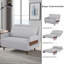 Canapé-lit Corduroy, canapé-lit pliable, fauteuil convertible, équipé d'un coussin-1625705496