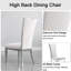White Velvet Dining Chairs With Mirrored Silver Legs Set Of 4