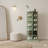 360-Degree Rotating Shoe Storage Carousel In Green With Six Tiers-1537496456
