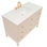 Jackson 48"L Free Standing Vanity Base in Antique White