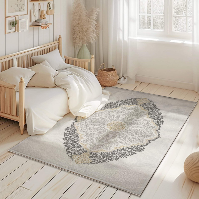 Tapis Boho, Rectangle 5 pi 3 po x 7 pi 7 po
