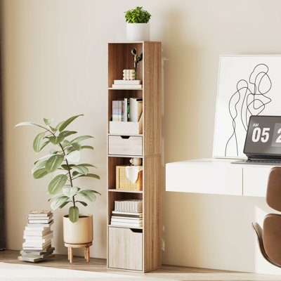 158cm H x 30cm W Particle Board Bookcase