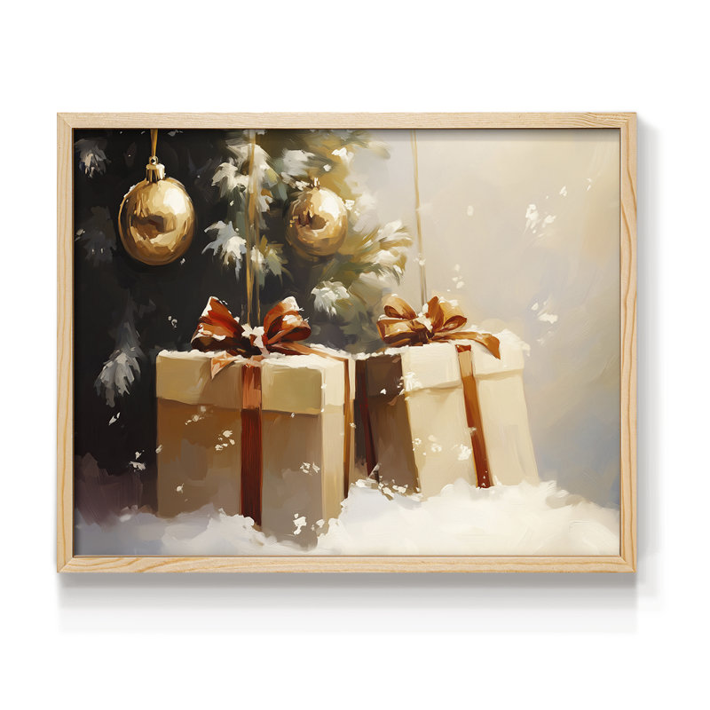 «Chirstmas Art-M», reproduction encadrée, H 8 po x l 10 po, Naturel