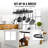 Hanging Pot Rack, Hanging Pot Rack Ceiling Mount, Ceiling Pot Rack with 12 S Hooks-1808405087