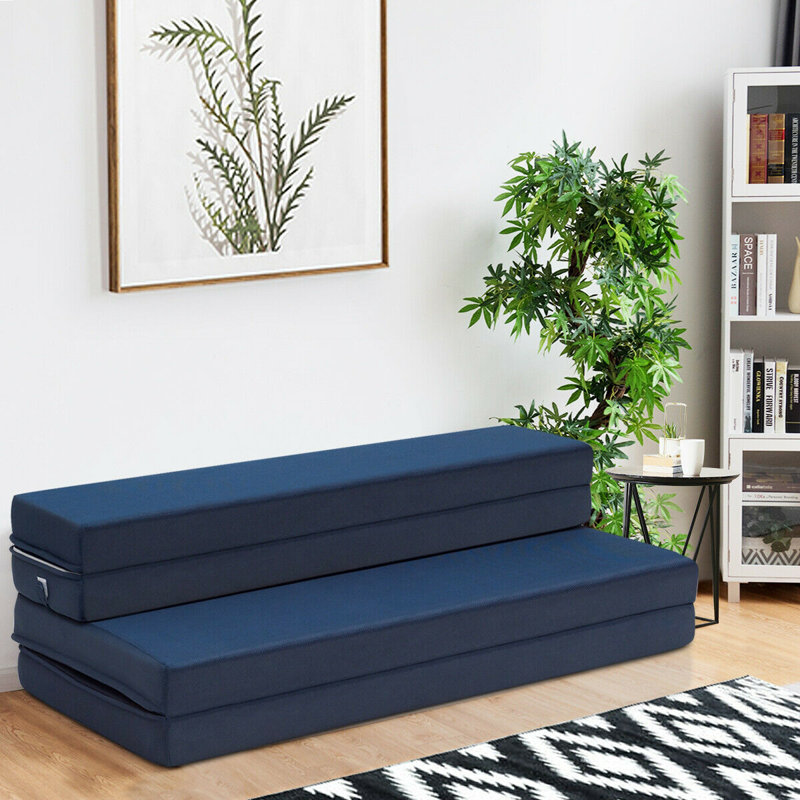 Miriam 4'' Memory Foam Futon Mattress Futon  Mattress