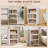 3 Pack Stackable Storage Drawers With Wheels Multi-Purpose Plastic Book Toys Organizer, Portable Bookcase And Closet Storage For Home, Office-986003409