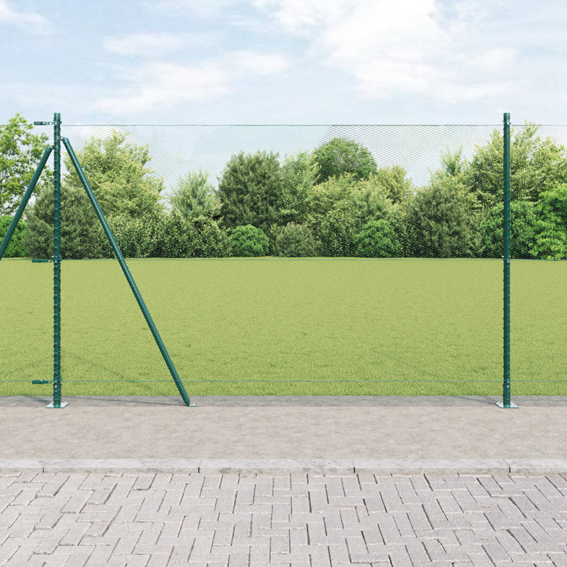 160cm H x 5000cm W Metal Fence Panels