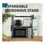 Arnisha 24" Metal Standard Baker's Rack with Microwave Compatibility