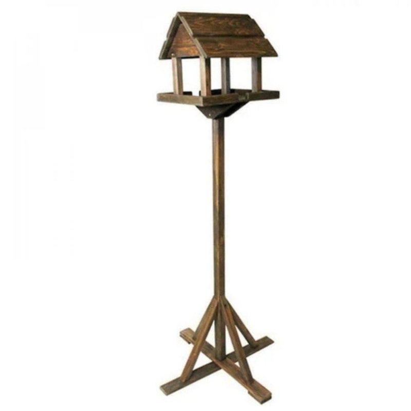 Wood Freestanding Hummingbird Feeder